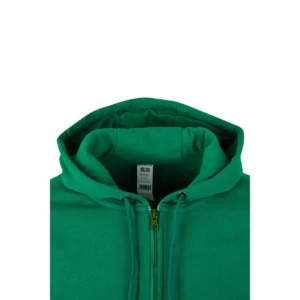 Sudadera Mukua SF270U en Kelly green, detalle de la prenda