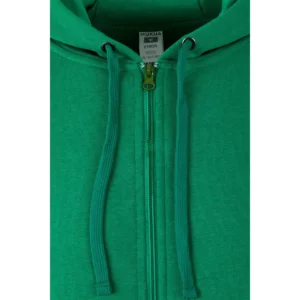 Sudadera Mukua SF270U en Kelly green, detalle de la prenda