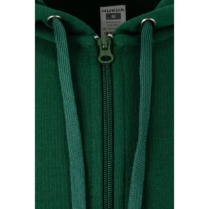 Sudadera Mukua SF270U en Bottle green, detalle de la prenda