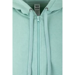 Sudadera Mukua SF270U en Sage, detalle de la prenda