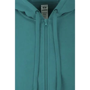 Sudadera Mukua SF270U en Teal, detalle de la prenda