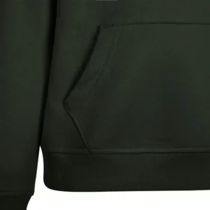 Sudadera Mukua SHN300K en Hunter green, detalle de la prenda