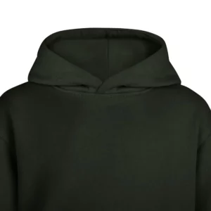 Sudadera Mukua SHN300K en Hunter green, detalle de la prenda