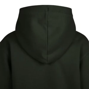 Sudadera Mukua SHN300K en Hunter green, detalle de la prenda