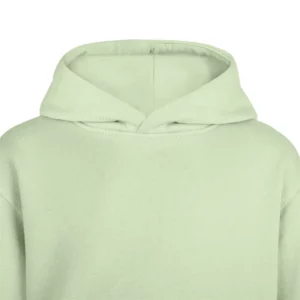 Sudadera Mukua SHN300K en Aloe, detalle de la prenda