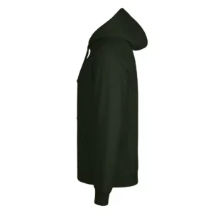 Sudadera Mukua SHN300U en Hunter green, vista lateral