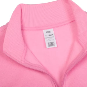 Sudadera Mukua SZ270K en Candy pink, detalle de la prenda
