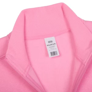 Sudadera Mukua SZ270U en Candy pink, detalle de la prenda