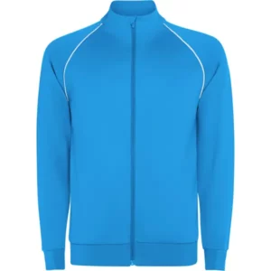 Sudadera Roly CQ0437 en Turquesa fluor, vista frontal