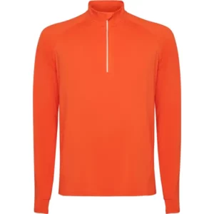 Sudadera Roly SU1031 en Naranja fuego, vista frontal