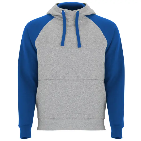 Sudadera Roly BADET SU1058 6 Sudadera Roly SU1058 en Gris vigore/Royal, vista frontal