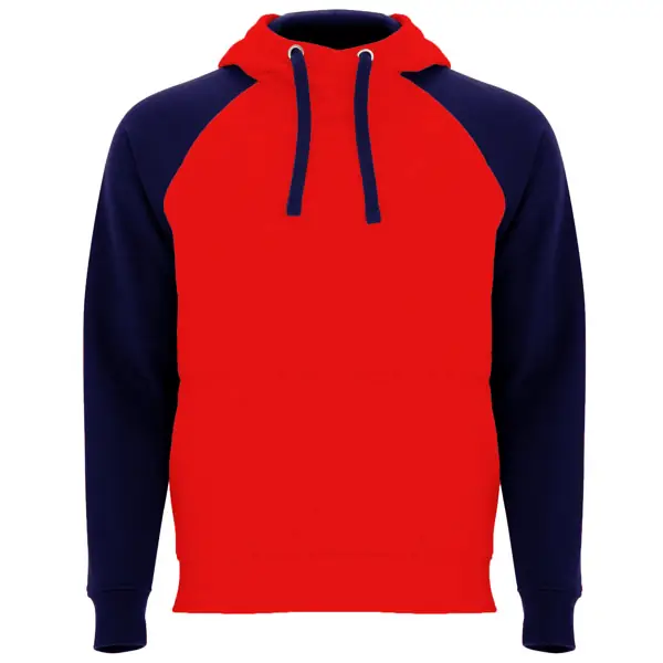 Sudadera Roly BADET SU1058 12 Sudadera Roly SU1058 en Rojo/Marino, vista frontal