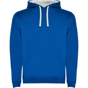 Sudadera Roly SU1067 en Royal/Blanco, vista frontal