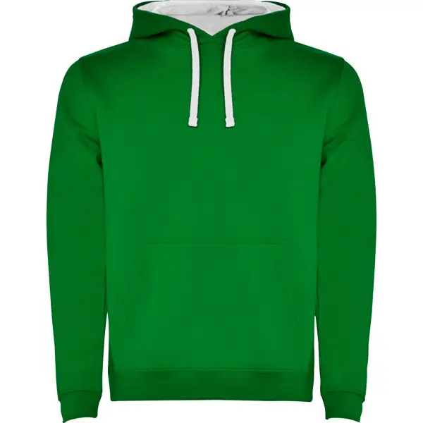Sudadera Roly URBAN SU1067 23 Sudadera Roly SU1067 en Verde kelly/Blanco, vista frontal