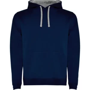 Sudadera Roly SU1067 en Marino/Gris vigore, vista frontal