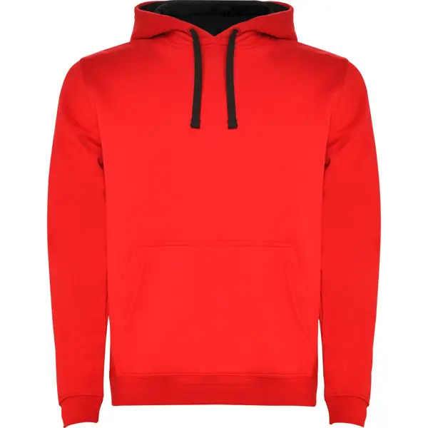 Sudadera Roly URBAN SU1067 42 Sudadera Roly SU1067 en Rojo/Negro, vista frontal