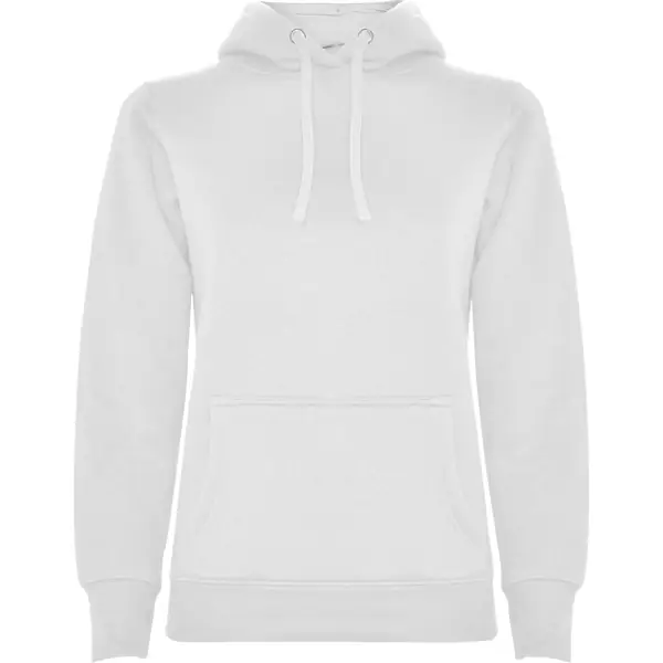 Sudadera Roly URBAN WOMAN SU1068 2 Sudadera Roly SU1068 en Blanco, vista frontal