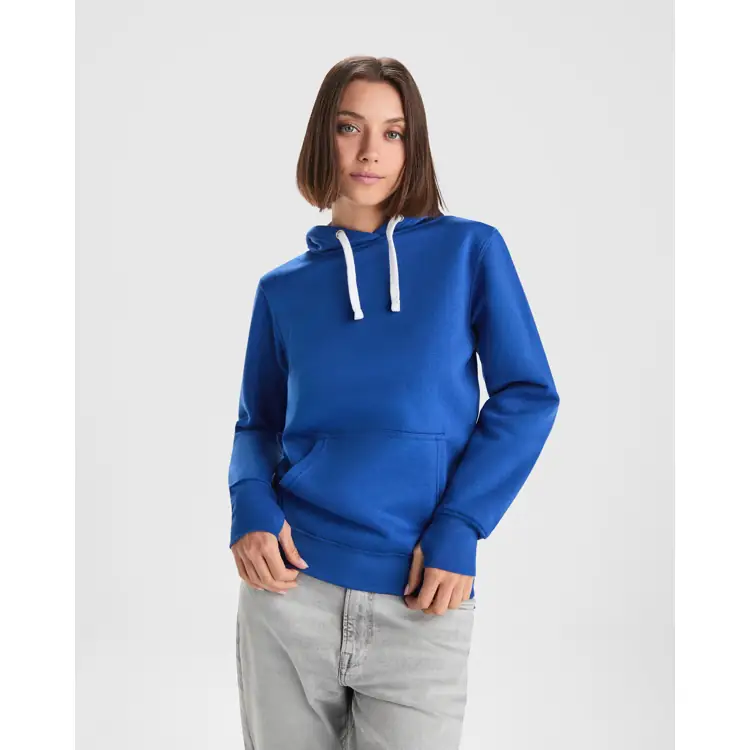 Sudadera Roly URBAN WOMAN SU1068 1 Sudadera Roly SU1068, vista frontal con persona