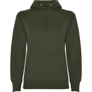 Sudadera Roly SU1068 en Verde aventura, vista frontal