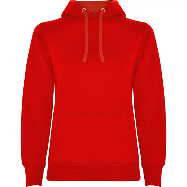Sudadera Roly URBAN WOMAN SU1068 16 Sudadera Roly SU1068 en Rojo, vista frontal