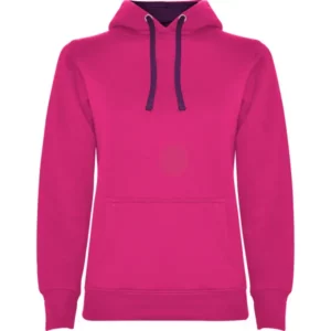 Sudadera Roly SU1068 en Roseton/Purpura, vista frontal