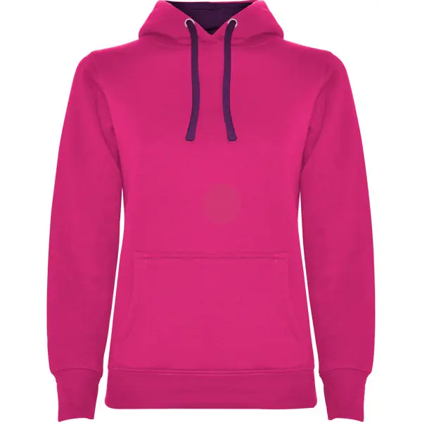 Sudadera Roly URBAN WOMAN SU1068 18 Sudadera Roly SU1068 en Roseton/Purpura, vista frontal