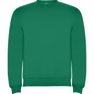 Sudadera Roly SU1070 en Verde kelly, vista frontal