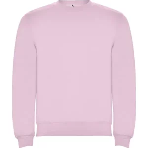 Sudadera Roly SU1070 en Rosa claro, vista frontal