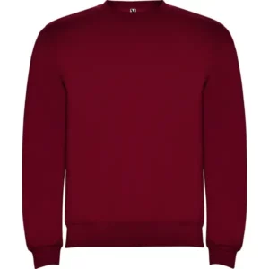 Sudadera Roly SU1070 en Granate, vista frontal