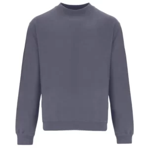 Sudadera Roly SU1117 en Plomo, vista frontal