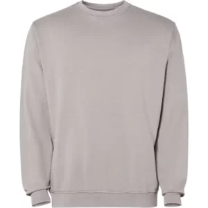 Sudadera Roly SU2203 en Gris piedra lavado, vista frontal