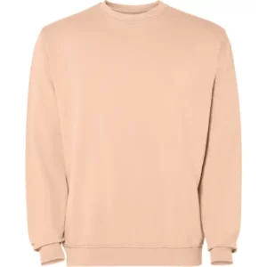 Sudadera Roly SU2203 en Papaya claro lavado, vista frontal