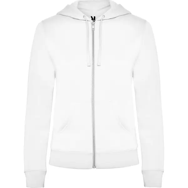 Sudadera Roly VELETA CQ6425 2 Sudadera Roly CQ6425 en Blanco, vista frontal