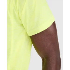 Camiseta técnica para hombre Roly AUSTIN, color amarillo flúor vigoré