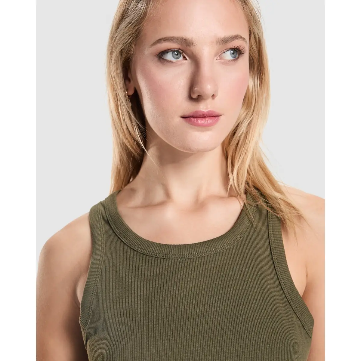 Camiseta Mujer Roly DRIBE 7 Camiseta para mujer Roly DRIBE, color verde militar oscuro