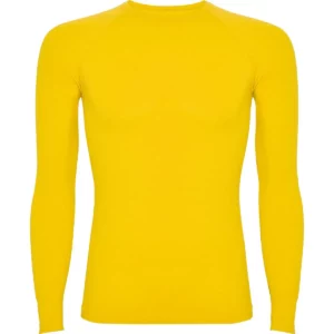 Camiseta térmica para hombre Roly PRIME, color amarillo
