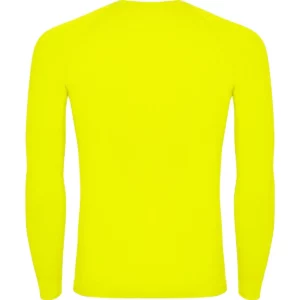 Camiseta térmica para hombre Roly PRIME, color amarillo flúor