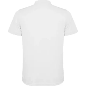 Polo Roly TORMO en blanco, vista trasera