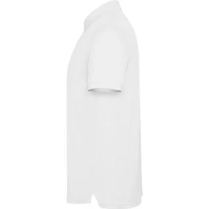 Polo Roly TORMO en blanco, vista lateral