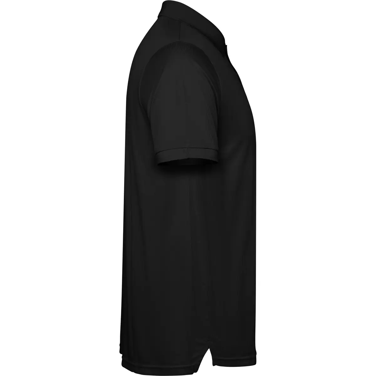 Polo técnico reciclado hombre Roly TORMO 11 Polo Roly TORMO en negro, vista lateral opuesta