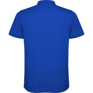 Polo Roly TORMO en azul royal, vista trasera