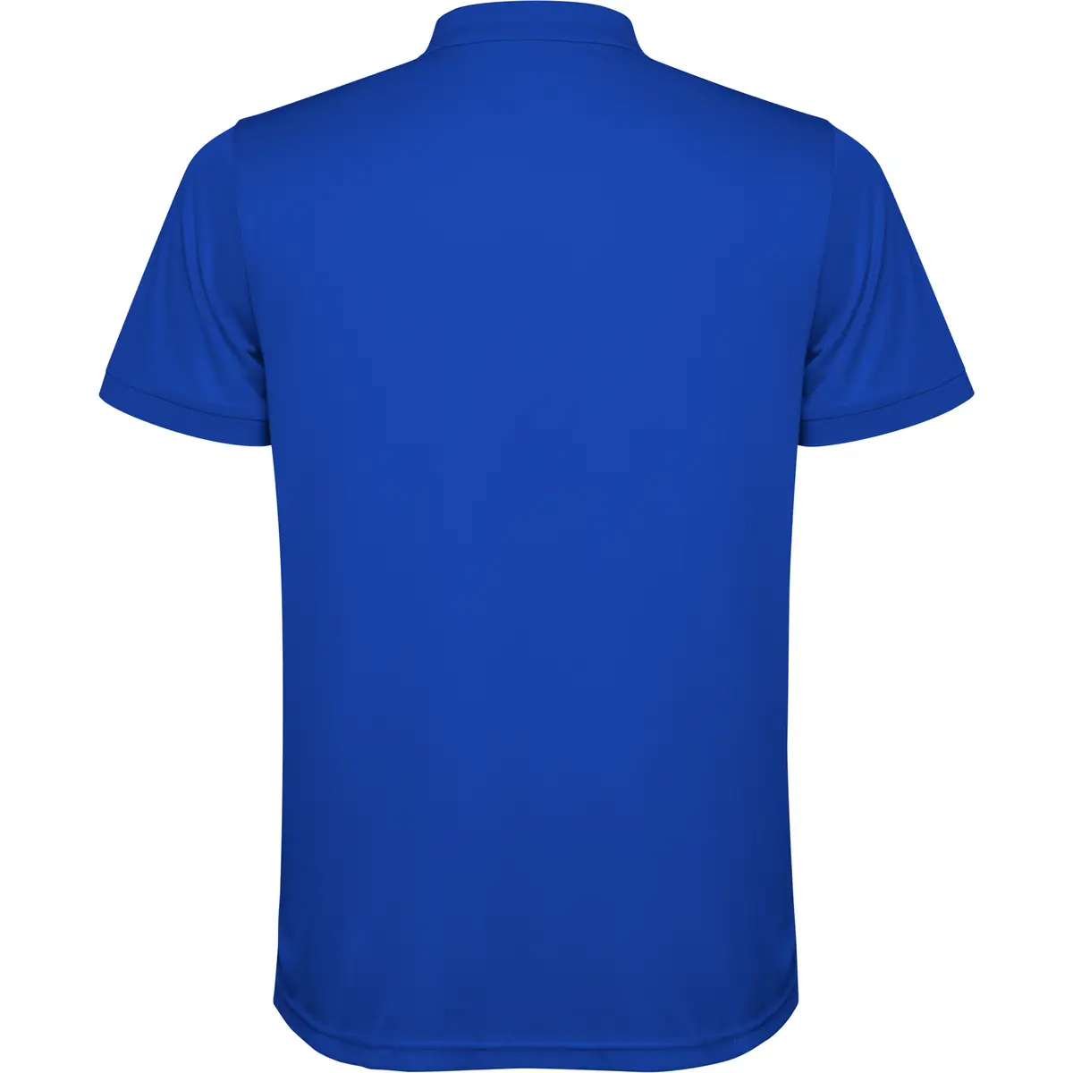 Polo técnico reciclado hombre Roly TORMO 16 Polo Roly TORMO en azul royal, vista trasera