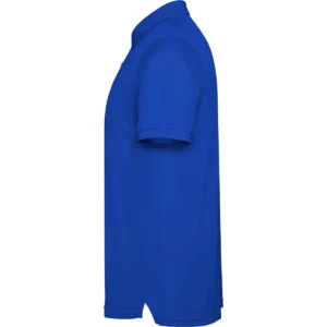 Polo Roly TORMO en azul royal, vista lateral