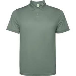 Polo Roly TORMO en verde laurel, vista frontal