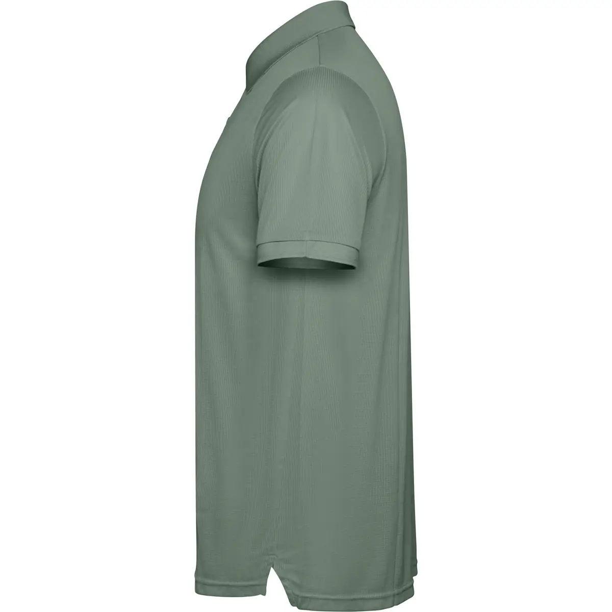 Polo técnico reciclado hombre Roly TORMO 18 Polo Roly TORMO en verde laurel, vista lateral