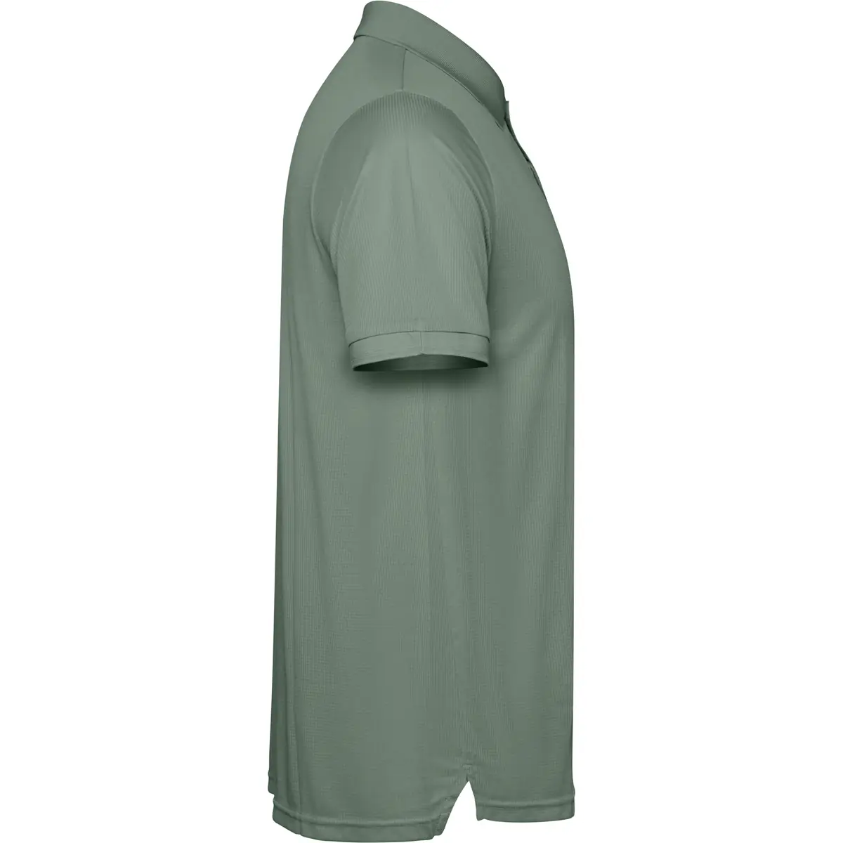 Polo técnico reciclado hombre Roly TORMO 19 Polo Roly TORMO en verde laurel, vista lateral opuesta