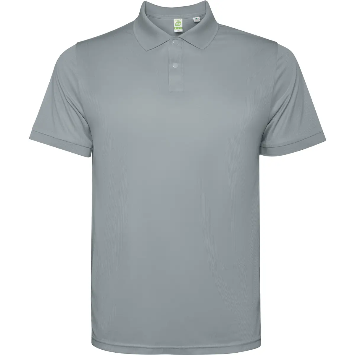 Polo técnico reciclado hombre Roly TORMO 25 Polo Roly TORMO en gris, vista frontal