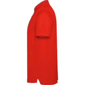 Polo Roly TORMO en rojo, vista lateral