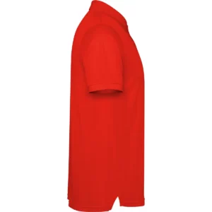 Polo Roly TORMO en rojo, vista lateral opuesta