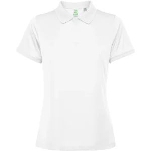 Polo Roly TORMO WOMAN en blanco, vista frontal